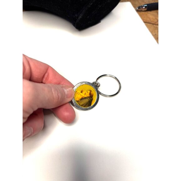 Saint Anthony Blessed Relic Keychain With Double-Sided Religious Medallion & Cha - Picture 2 of 8